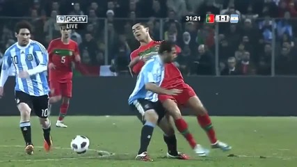 Cristiano Ronaldo vs Argentina (a) 10 - 11 