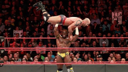 Cesaro & Sheamus vs. Titus Worldwide - Raw Tag Team Championship Match: Raw, Jan. 29, 2018