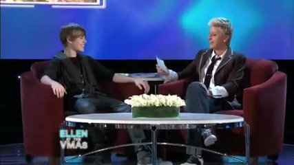 New! The Best New Artist - Justin Bieber! on The Ellen Degeneres Show [2010 - 09 - 13]