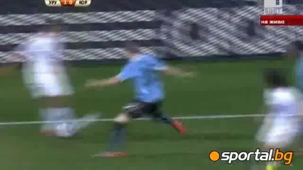 Мондиал 2010 Уругвай - Южна Корея 2:1 