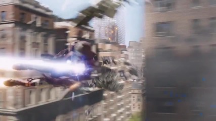 The Avengers Hulk Punch Thor