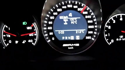 Mercedes C63 Amg acceleration 100-250 km/h