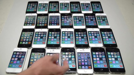 Smashing 30 iphone's with a Hammer for Science!