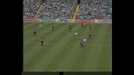 Най - красивият гол на Стоичков отменен заради несъществуваща засада ( България - Испания Евро 96)