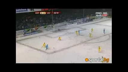 1.12.2010 Гент - Левски 1 - 0 Лига Европа групова фаза 