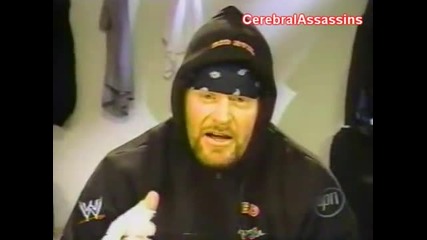 Undertaker Backstage Interview - 17/10/02