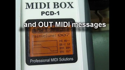 Midi Box Pcd-1 манипулиране на криви