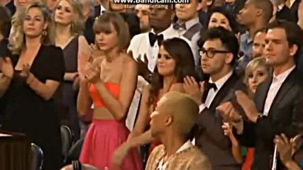 Selena Gomez Taylor Swift In the Audience At The 2016 Grammy Awards