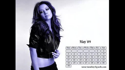 Hilary Duff calendar 2009