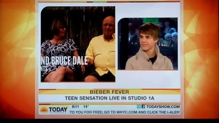 Justin Bieber on the Today Show 2011