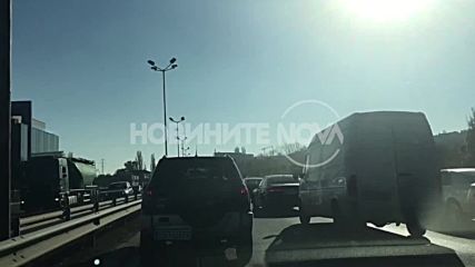 Две катастрофи блокираха Околовръстния път в София