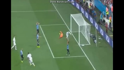Уейн Рууни с първи гол на Световно първенство срещу Уругвай , 19.06.14