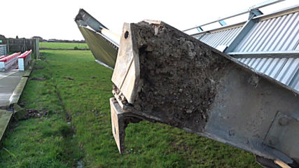 UK: Storm Ciara brings down Cambridgeshire club's stand as football matches across Europe cancelled