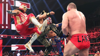 Lucha House Party attack Lars Sullivan: Raw, May 20, 2019
