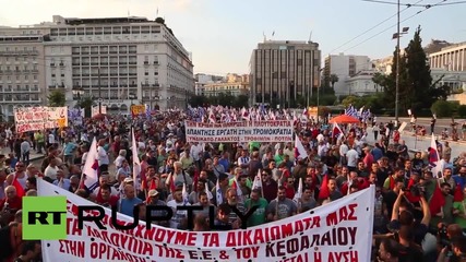 Greece: Anti-austerity protesters decry Tsipras' latest proposals to creditors