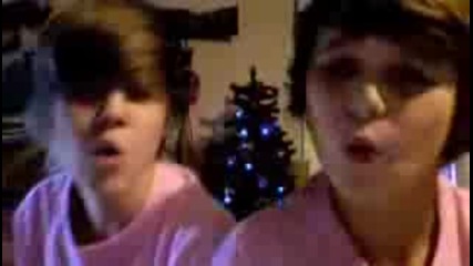 Justin Bieber i Christian Beadles ;d