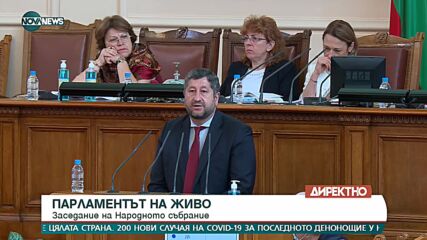 Изявление на Христо Иванов пред НС
