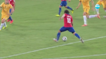 Чили победи с 3:1 Австралия (13.06.2014)