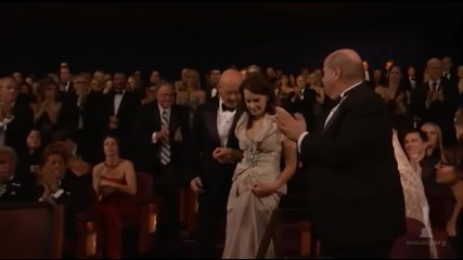 Heath Ledger winning Best Supporting Actor for The Dark Knight