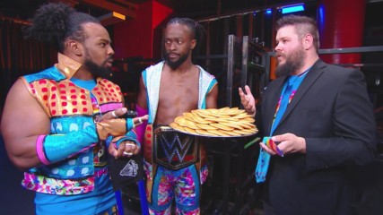 The New Day tests Kevin Owens with a pancake eating challenge: SmackDown LIVE, April 16, 2019