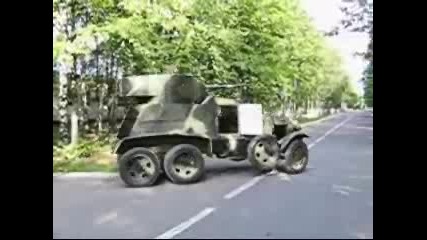 Бронеавтомобил Ба 3 в Кубинка (танковия музей)