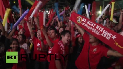 Myanmar: NLD supporters celebrate victory in historic elections