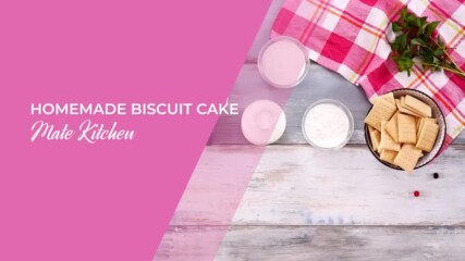 Homemade biscuite cake