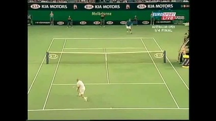 Roger Federer vs. Andre Agassi 2005 Australian Open 