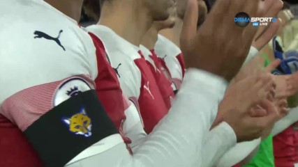 Арсенал и Ливърпул почетоха трагедията на Лестър