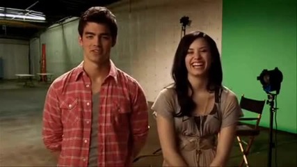 Demi Lovato and Joe Jonas *outtakes & Bloopers * 