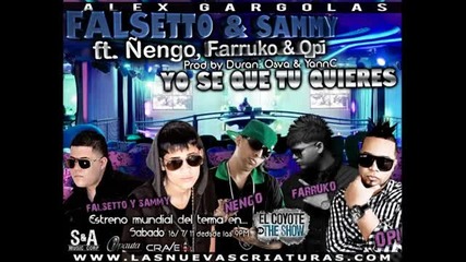 Yo Se Que Tu Quieres Remix - Farruko ft Nengo Flow ft Opi Ft Falsetto & Sammy