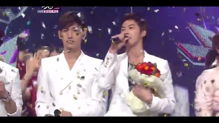 Today`s Winner - Tvxq ~ Music Bank (25.03.11) 