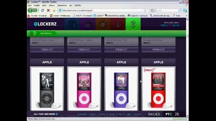 Най - добрият и як сайт на света Lockerz играй и ти 
