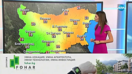 Прогноза за времето (08.11.2019 - централна емисия)