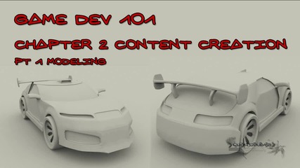007 Game Dev 101 - Chapter 2 pt1: Моделиране на кола