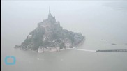 Dazzling Supertide Transforms France's Mont Saint-Michel Into an Island, Delighting Thousands