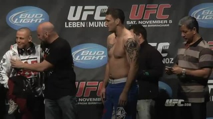 Ufc 138 Weigh In