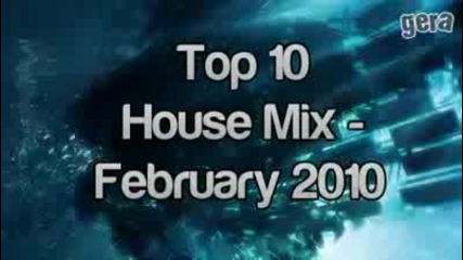 Top 10 House mix - February 2010