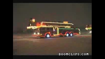 Fire Truck Christmas Lights
