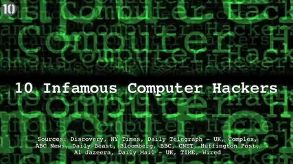 10 Скандални Компютърни Хакери