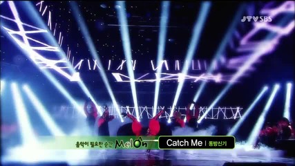 Tvxq - Catch Me @ Inkigayo (04.11.2012)