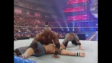 The Great American Bash 2007 John Cena vs Boby Lashey Wwe Championship part 1 