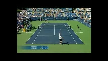 ATP MS Cincinnati 2008 : Федерер - Карлович | последни точки