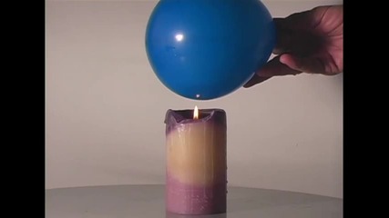 Балон който не се пука при допир със свещ ( как да си го направим ) 