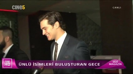 Çağatay Ulusoy - Ayakli Gazete Awards 2014 (cine5 01.11.2014)