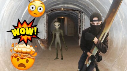 Youtuber откри подземна къща обитавана от духове или извънземни!😱👽