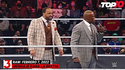 Top 10 Mejores Momentos de RAW: WWE Top 10, Feb 7, 2022