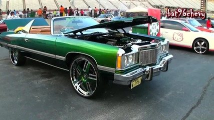 Outrageous 74 Chevy Caprice Donk Vert on 26 Forgiatos - 1080p Hd