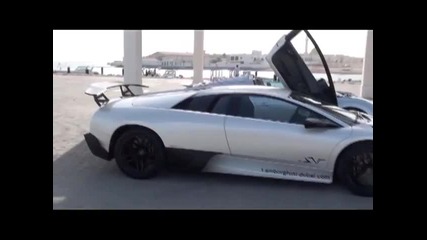 Bugatti Veyron and Lamborghini