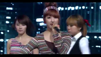 4minute - Heart To Heart ~ Inkigayo (08.05.11)